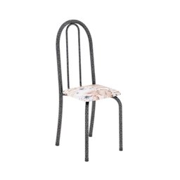 Conjunto de Mesa Tubular 120x75cm Tampo em Granito Topázio com 4 Cadeiras Iris - 5