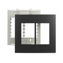 Ver imagem 1 de Placa com Suporte Margirius Sleek Colors 4x4 para 6 Módulos Horizontais Grafite