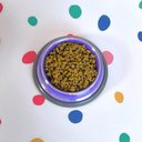 Ver imagem 3 de Kit 2 Comedouros Inox Prestige Roxo 210ml - Antiderrapante e Durável