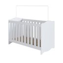 Ver imagem 5 de Conjunto Quarto de Bebê 1 Berço 1 Cômoda 4 Gavetas Trocador 1 Prateleira