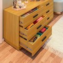 Ver imagem 5 de Cômoda com Escrivaninha em L com 6 Gavetas Leonie Yescasa