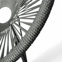 Ver imagem 4 de Cadeira Acapulco Alumínio Preto Corda Náutica Grafite