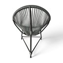 Ver imagem 3 de Cadeira Acapulco Alumínio Preto Corda Náutica Grafite