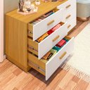 Ver imagem 5 de Cômoda com Escrivaninha em L com 6 Gavetas Leonie Yescasa