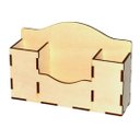 Ver imagem 2 de Porta Guardanapo e Sachê em MDF - Kit 10 Unidades