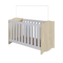 Ver imagem 6 de Conjunto Quarto de Bebê 1 Berço 1 Cômoda Trocador 4 Gavetas 1 Prateleira