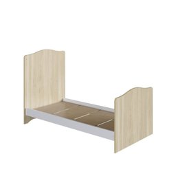 Conjunto Quarto de Bebê 1 Berço 1 Cômoda Trocador 4 Gavetas 1 Prateleira - 8