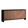 Buffet Nature Djorge Ripado 200cm Laca - Tabaco - 1