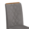 Conjunto Sala de Jantar Mesa Tampo de Vidro MDF Kiara com 6 Cadeiras Ayla - 9