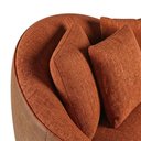 Ver mais imagens de Poltrona Decorativa Maya Pes Madeira Linho Color Trend e Courino Tca 303 Tcs 727 Moll