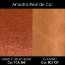 Ver imagem 4 de Poltrona Decorativa Maya Pes Madeira Linho Color Trend e Courino Tca 303 Tcs 727 Moll