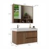 Conjunto Gabinete para Banheiro com Espelheira Orla 80 - 3