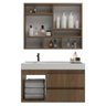 Conjunto Gabinete para Banheiro com Espelheira Orla 80 - 2