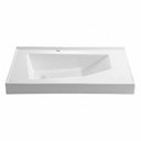 Ver imagem 6 de Conjunto Gabinete para Banheiro com Cuba e Espelheira Suspenso 80cm em MDF Orla Cimento/Cimento