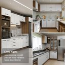 Ver imagem 5 de Armário de Cozinha Completa 270 cm Rustic/Branco Agata Madesa 13