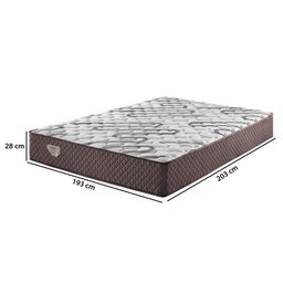 Colchão King Ecoflex Super Size Resistive Molas Ensacadas 193x203x28cm - M - 5