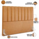 Ver imagem 3 de Cabeceira Cama Box Casal King 195 cm Dália W01 Couríssimo Whisky - Lyam Decor