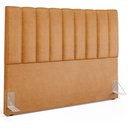 Ver imagem 2 de Cabeceira Cama Box Casal King 195 cm Dália W01 Couríssimo Whisky - Lyam Decor