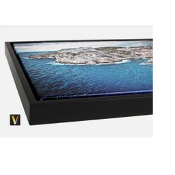 Quadro Decorativo Canvas Moldura Grande Filete Jesus Cristo Versículos Gg - 7