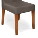 Ver imagem 6 de Conjunto Sala de Jantar Mesa Redonda Kiara Tampo de Vidro com 4 Cadeiras Yasmin