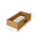 Ver imagem 6 de Escrivaninha Mesa Escritório em L com Cômoda Leonie 6 Gavetas 138cm Yescasa Freijó Marrom