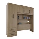 Ver imagem 3 de Guarda Roupa 5 Portas 3 Gavetas 1 Baú Cancun