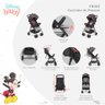 Carrinho de Passeio 0 - 15 Kg Mickey Twist Multikids Baby - Bb376 Bb376 Multikidsbaby - 5