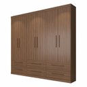 Ver imagem 3 de Guarda Roupa Casal 6 Portas 6 Gavetas Aspen