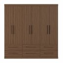 Ver imagem 5 de Guarda Roupa Casal 6 Portas 6 Gavetas Aspen
