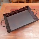 Ver imagem 5 de Fruteira grande de ferro para mesas e bancadas cesto de frutas e alimentos super resistente e ótima 