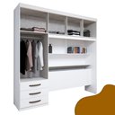 Ver imagem 6 de Guarda Roupa 5 Portas 3 Gavetas 1 Baú Cancun