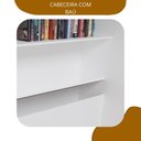 Ver imagem 6 de Guarda Roupa Solteiro com Cabeceira e Baú 5 Portas 3 Gavetas Cancun Branco