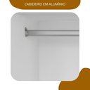 Ver imagem 7 de Guarda Roupa Solteiro com Cabeceira e Baú 5 Portas 3 Gavetas Cancun Branco