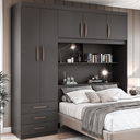 Ver imagem 2 de Guarda Roupa 5 Portas 3 Gavetas 1 Baú Cancun