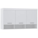 Ver imagem 1 de Armário Aéreo Ponte Modulado 145cm Taiga Branco L01 - Mpozenato