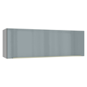 Ver imagem 1 de Armário Aéreo 100 cm 1 Porta Basculante Branco/Cinza Lux Madesa