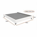 Ver imagem 3 de Cama Japonesa Casal Yeon Corea com Cabeceira Veludo Nobre Avelã Madeira Eucalipto Sallar Home 148cm