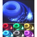 Ver imagem 3 de Kit Fibra Ótica Estrelado Colorido Rgb Fino 50 Pontos Teto