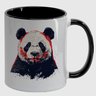 Caneca Branca com Interna Preta Y5 Animal Urso Panda Lindo 1 - 1