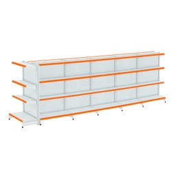 Gondola Centro 137 Fit Ate 5 Metros 1 Ponta Branco 44b Pe Laranja - 1