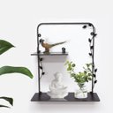 Ver imagem 1 de Prateleira Metal 2 Prat. Dobravel Folhas 35 X 10 X 45 Steel 351040