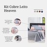 Kit Cobre Leito Heaven Dupla Face com Fronhas Casal 03 Peças - Matelado em Linha Percal 300 Fios 100 - 6