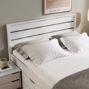 Ver imagem 1 de Cabeceira Casal Charme / Beauty Madeira Maciça