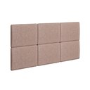 Ver imagem 5 de Painel de Cama Box Estofada Casal/Queen Lucca (6 Unidades) Veludo Marrom - Rufato