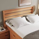 Ver imagem 1 de Cabeceira Casal Charme / Beauty Madeira Maciça