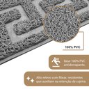 Ver imagem 2 de 2 Tapete Porta Capacho Bem Vindo Antiderrapante PVC Cz 40x60