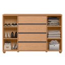 Ver mais imagens de Cômoda 2 Portas Correr 4 Gavetas Evidenza