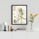 Ver imagem 2 de Quadro Decorativo Vintage Retrô Botânica 45x34cm:madeira Branca