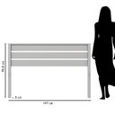 Ver imagem 4 de Cabeceira Casal Charme / Beauty Madeira Maciça