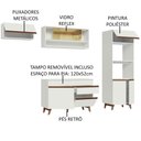 Ver mais imagens de Cozinha Completa 260007 Com Armário E Balcão Branco Branco